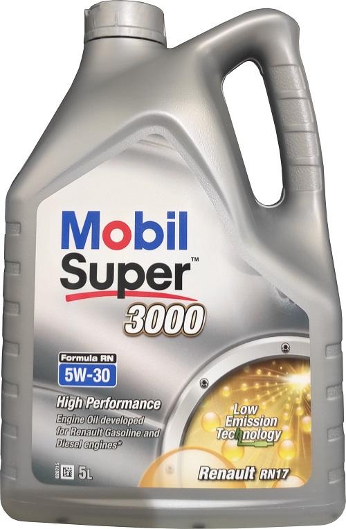 Ulei de motor sintetic MOBIL Super 3000 Formula RN 5W30, 5 litri